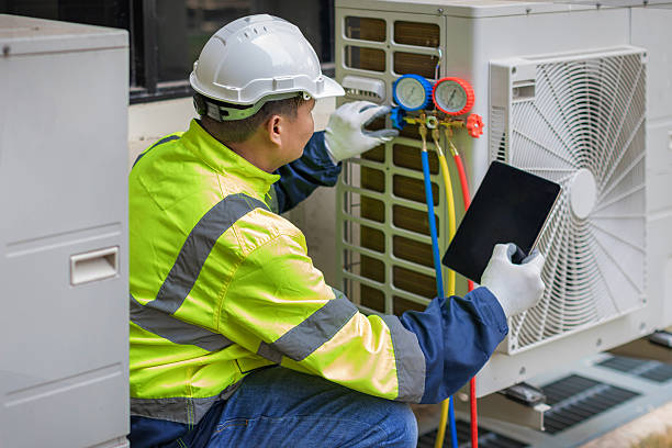 Professional Hvac Installation technician working in Barnstable, MA